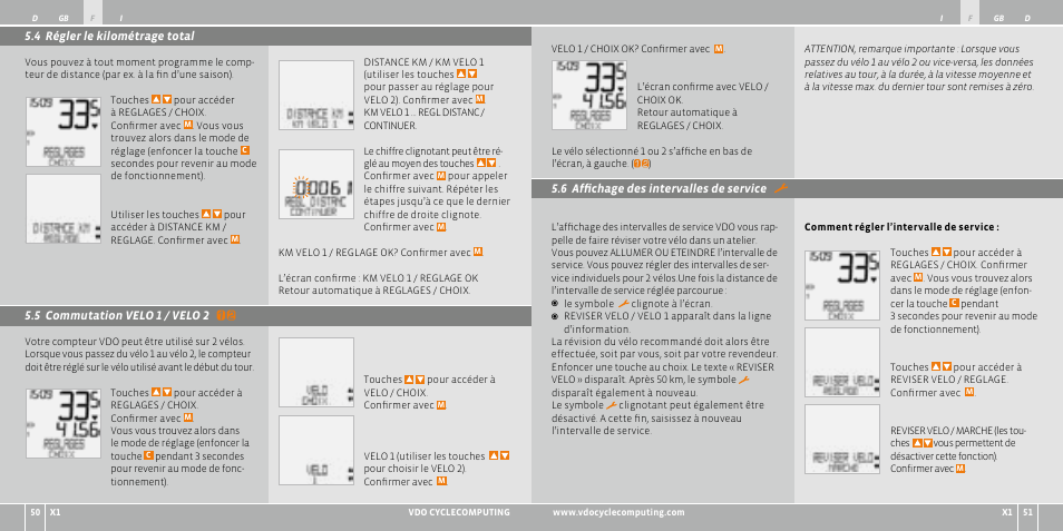 VDO WR X1 User Manual | Page 26 / 242
