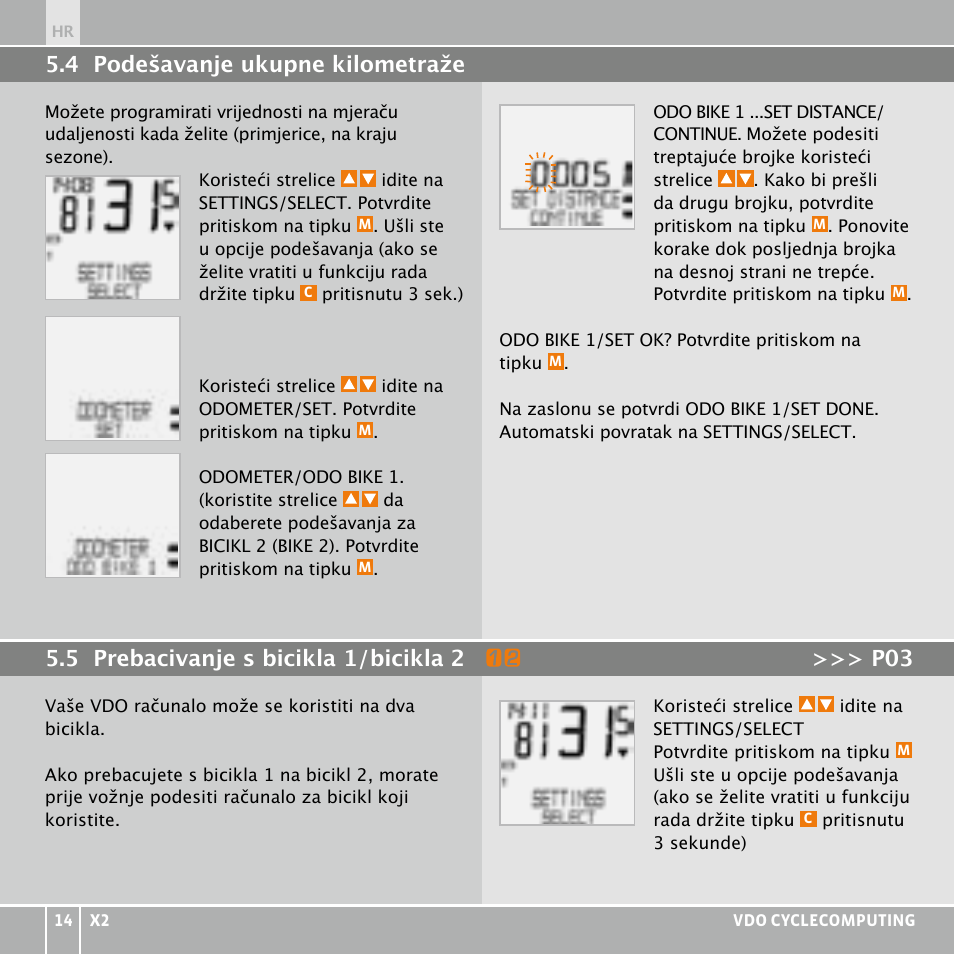 VDO WR X2 User Manual | Page 204 / 264