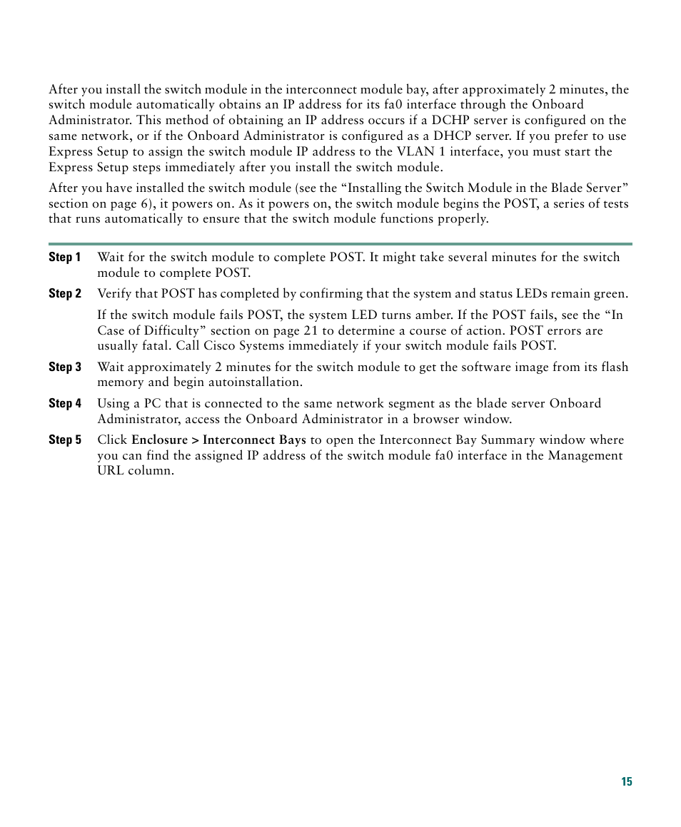Cisco 3020 User Manual | Page 15 / 36