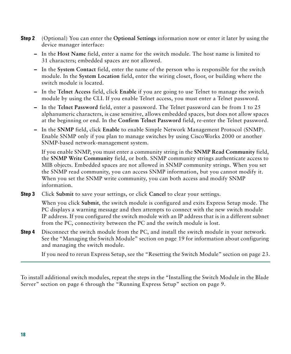 Cisco 3020 User Manual | Page 18 / 36