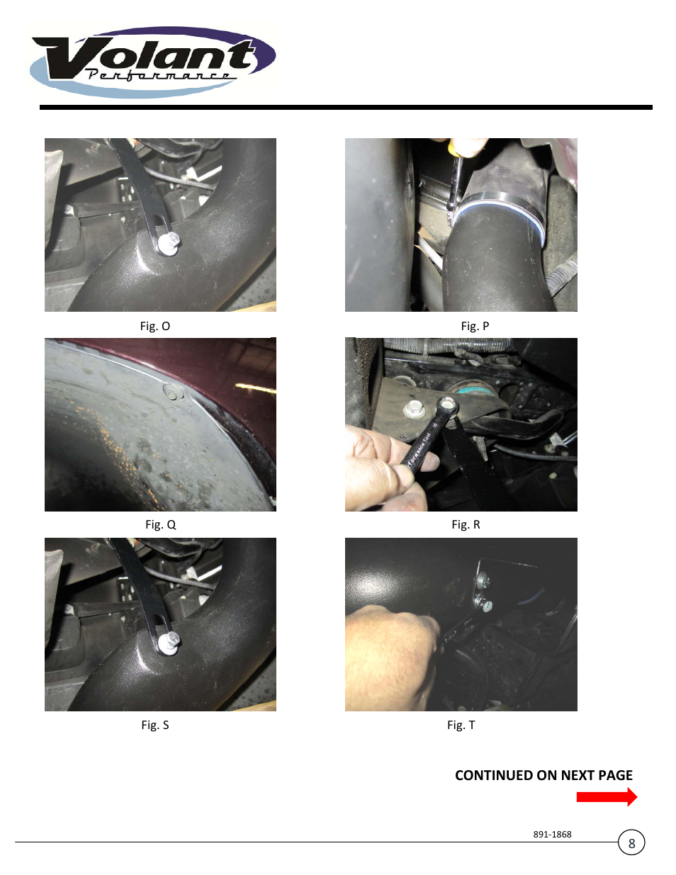 Continued on next page | Volant Sierra User Manual | Page 8 / 9