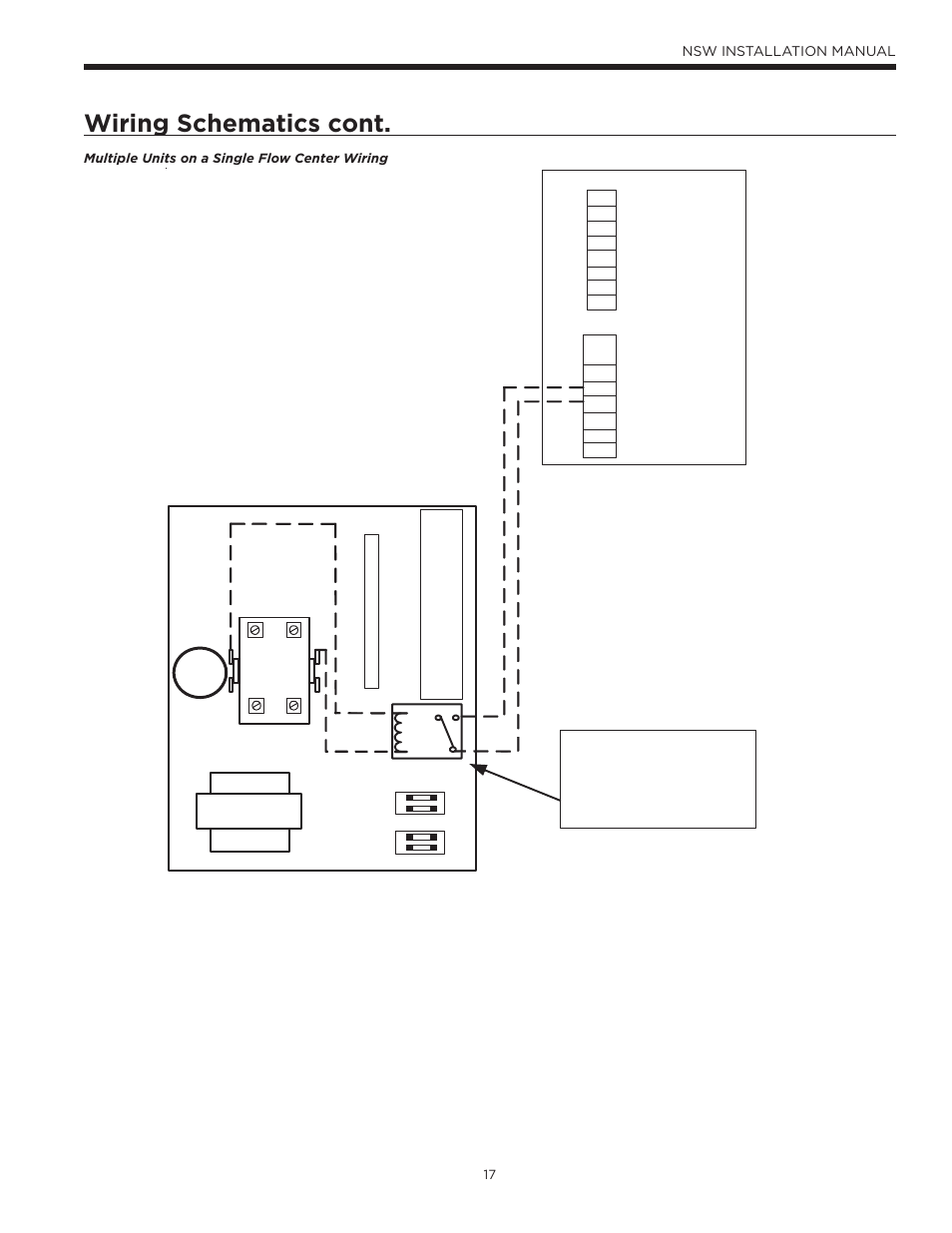 Wiring schematics cont, Nsw installation manual | WaterFurnace Envision Hydronic (NSW) User Manual | Page 17 / 52