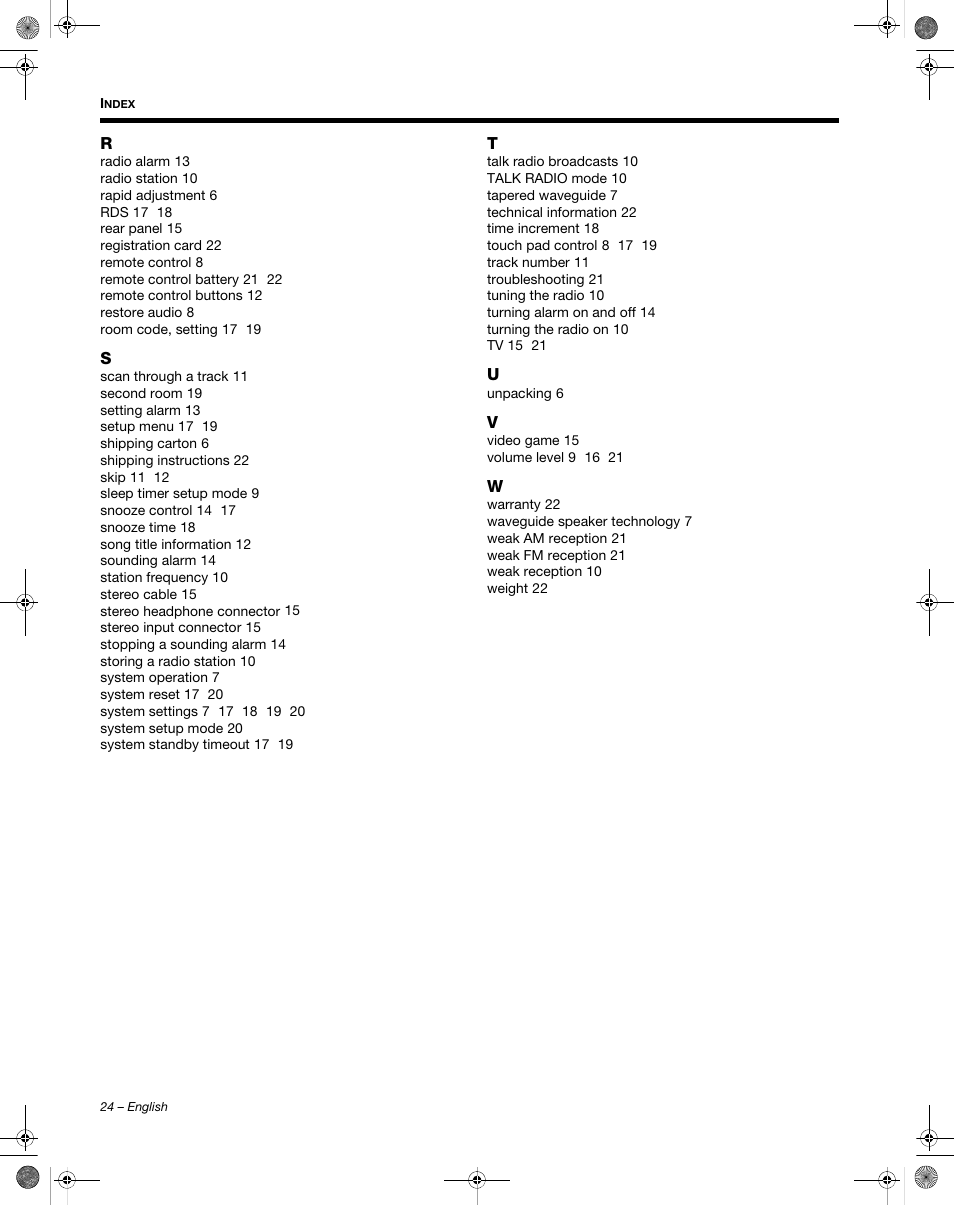 Bose Wave Music System III User Manual | Page 24 / 28