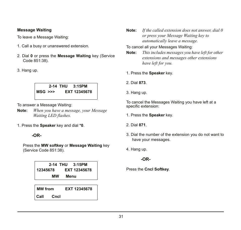NEC SV8100 User Manual | Page 37 / 69