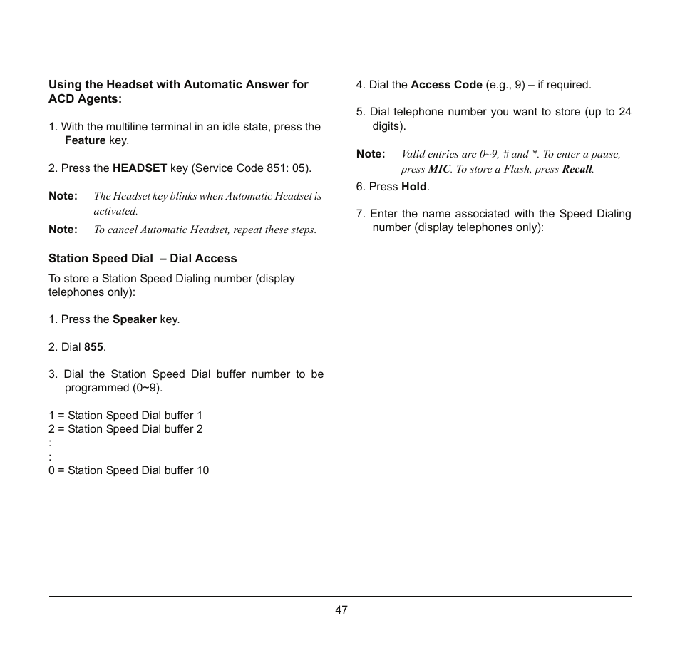 NEC SV8100 User Manual | Page 53 / 69
