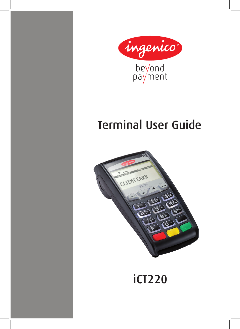 Ingenico ict220 User Manual | 34 pages