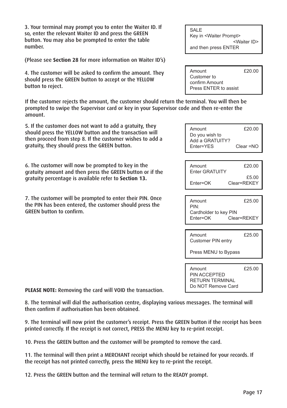 Ingenico ict220 User Manual | Page 18 / 34