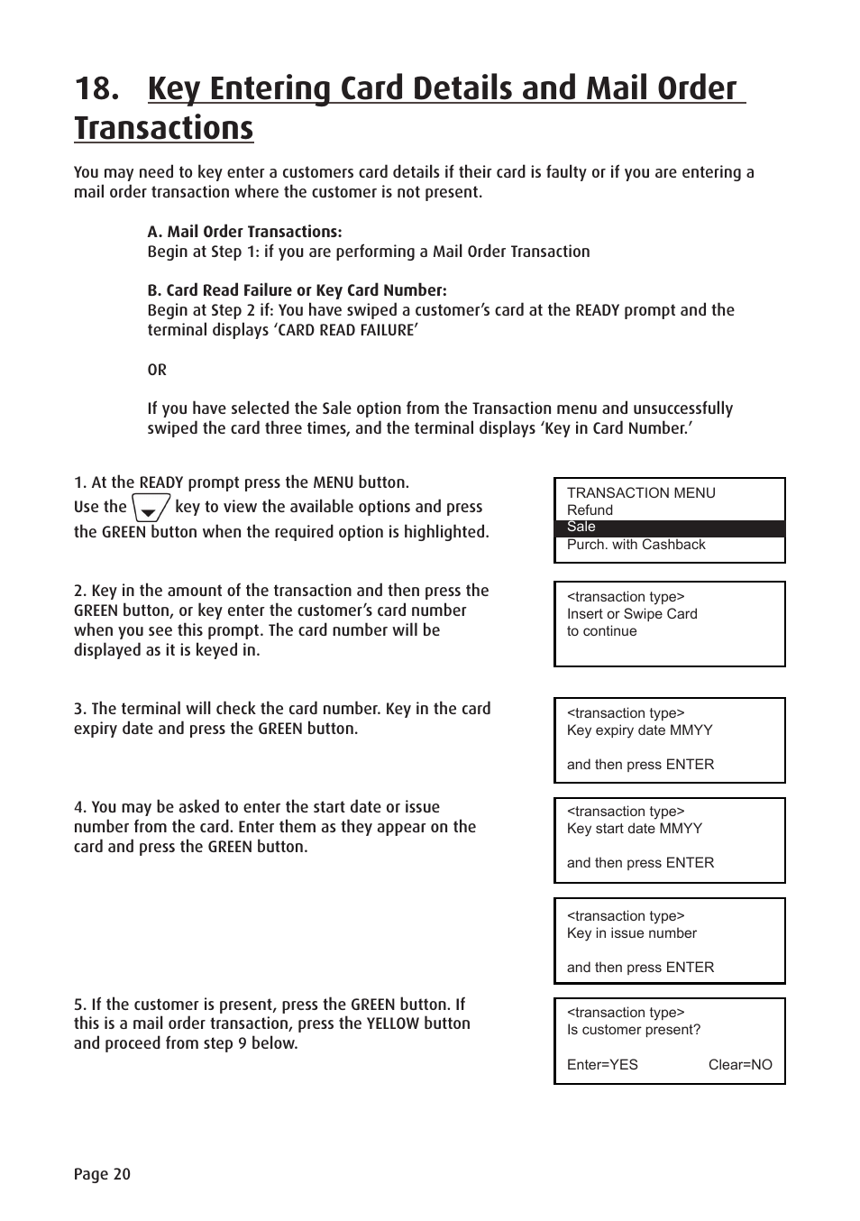 Ingenico ict220 User Manual | Page 21 / 34