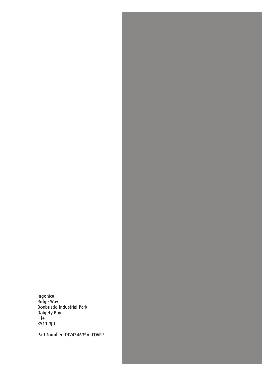 Div434695a_x1_settings_high_res_cover | Ingenico ict220 User Manual | Page 34 / 34