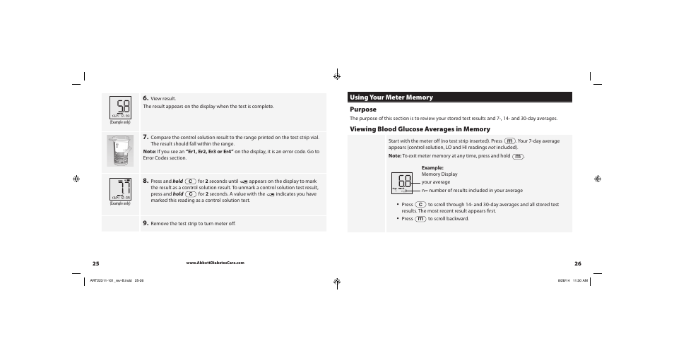 Abbott Freestyle Freedom Lite User Manual | Page 16 / 22