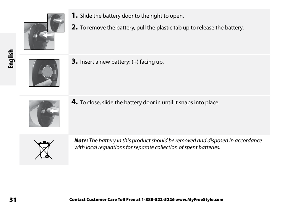 English | Abbott Freestyle Freedom Lite User Manual | Page 35 / 78