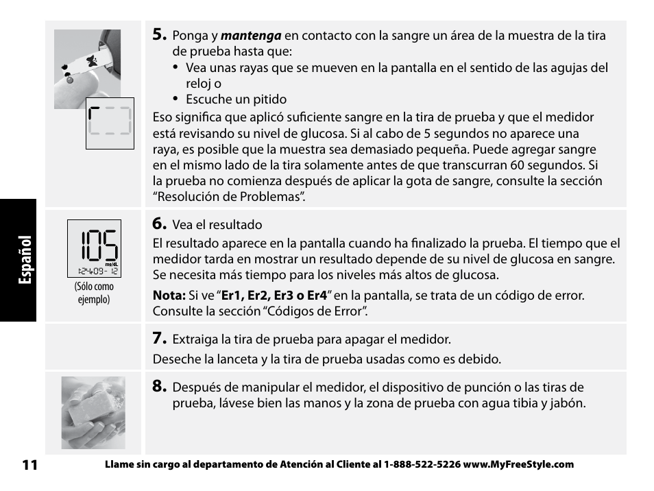 Español | Abbott Freestyle Freedom Lite User Manual | Page 53 / 78