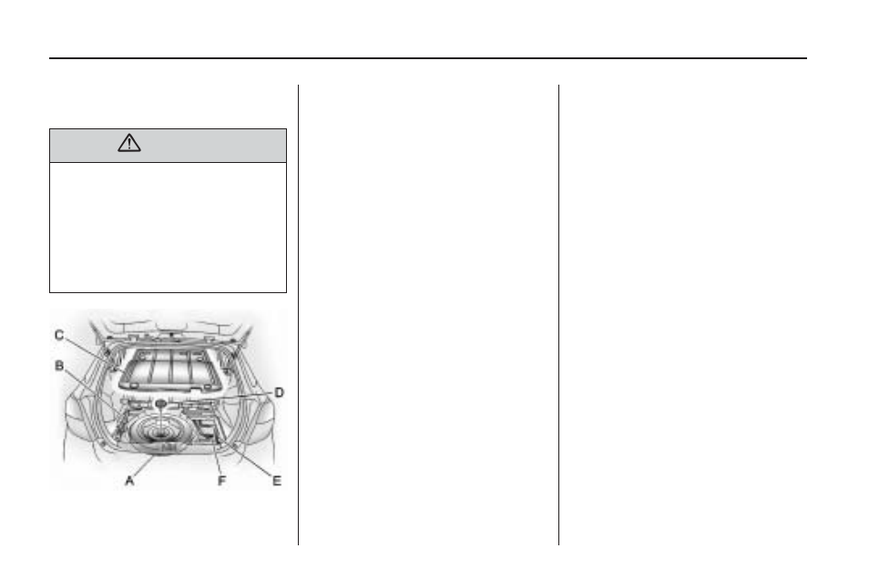 Compact spare tire, Compact spare tire -68 | Pontiac 2010 Vibe User Manual | Page 252 / 318