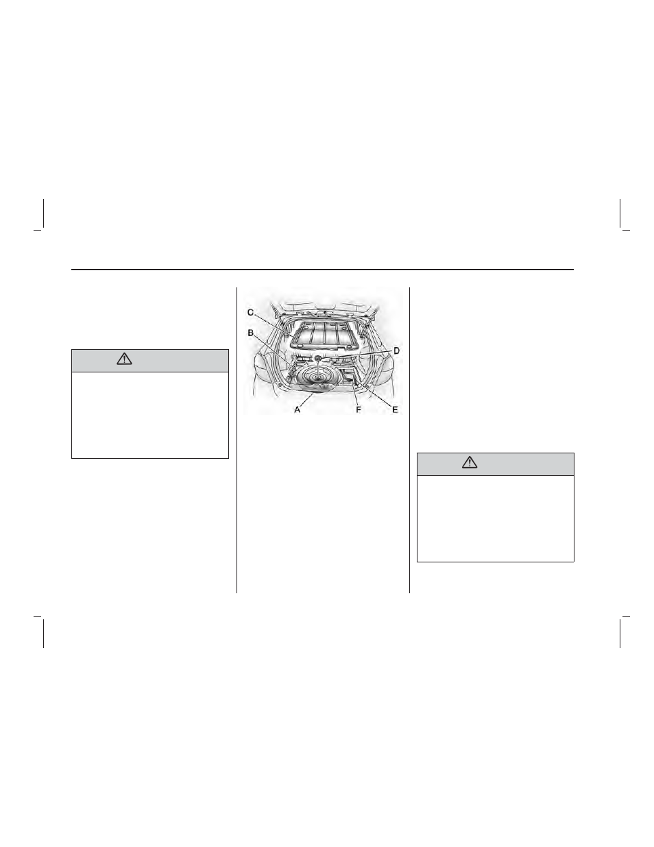 Storing a flat or spare tire and tools | Pontiac 2009 Vibe User Manual | Page 240 / 318