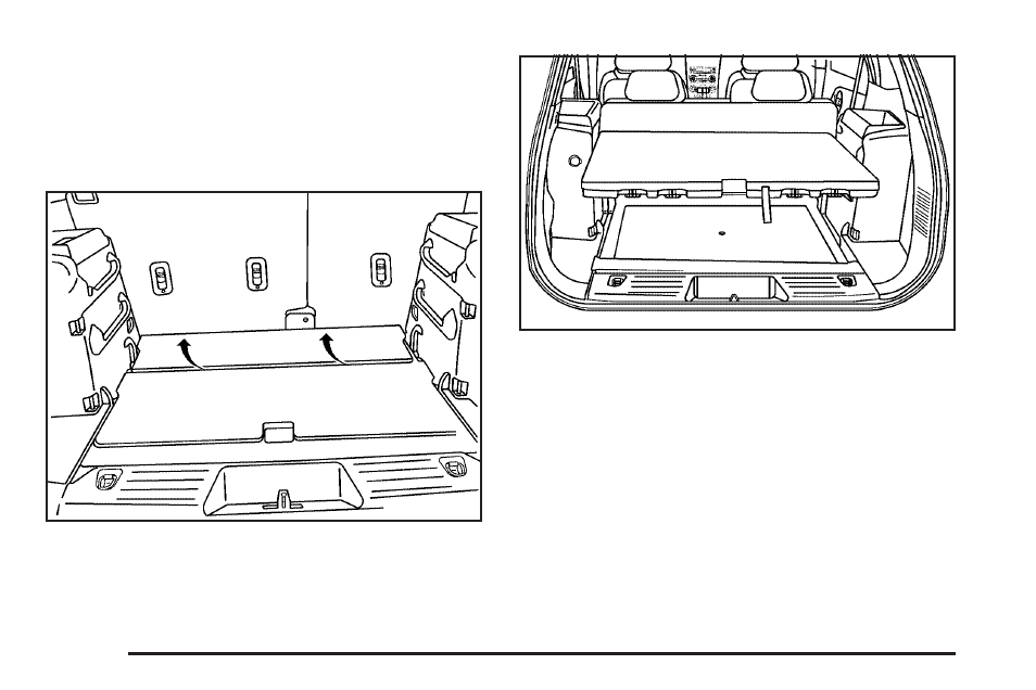 Rear compartment storage panel/cover, Rear compartment storage panel/cover -44 | Pontiac 2009 Torrent User Manual | Page 120 / 436