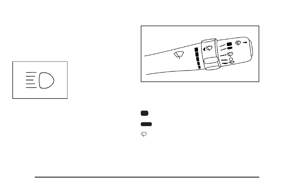 Headlamp high/low-beam changer, Flash-to-pass, Windshield wipers | Pontiac 2009 Torrent User Manual | Page 132 / 436