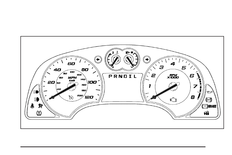Instrument panel cluster, Instrument panel cluster -25 | Pontiac 2009 Torrent User Manual | Page 149 / 436