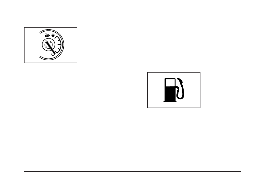 Fuel gage, Low fuel warning light, Fuel gage -41 low fuel warning light -41 | Pontiac 2009 Torrent User Manual | Page 165 / 436