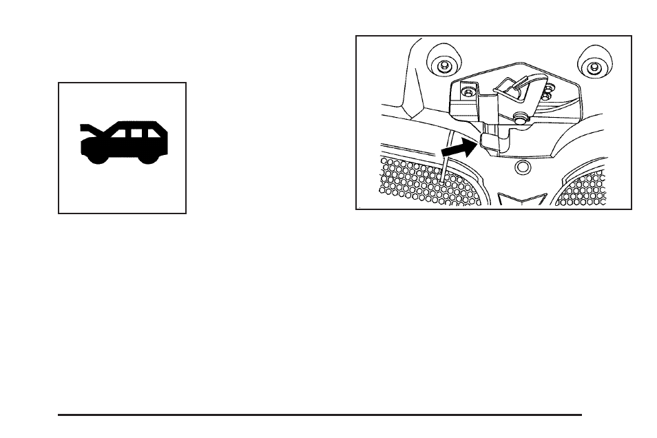 Hood release, Hood release -11 | Pontiac 2009 Torrent User Manual | Page 295 / 436