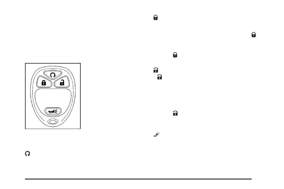 Remote keyless entry (rke) system operation, Remote keyless entry (rke) system, Operation -5 | Pontiac 2009 Torrent User Manual | Page 81 / 436