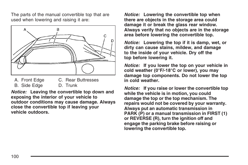 Pontiac 2007 Solstice User Manual | Page 100 / 396
