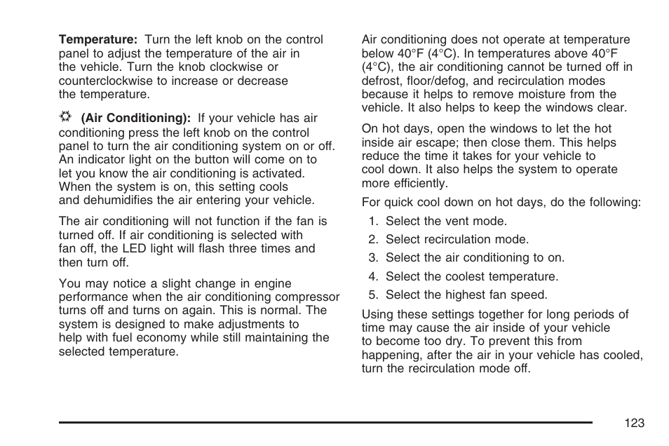 Pontiac 2007 Solstice User Manual | Page 123 / 396