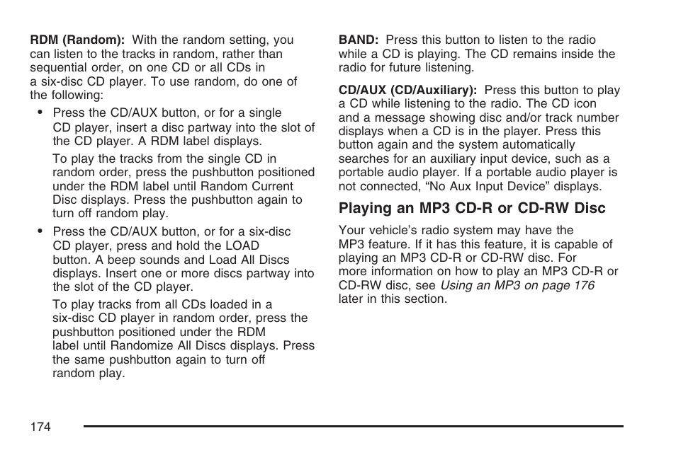 Pontiac 2007 Solstice User Manual | Page 174 / 396