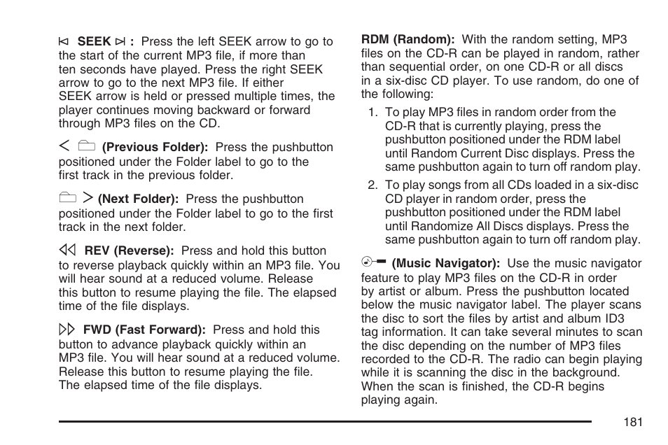 Pontiac 2007 Solstice User Manual | Page 181 / 396