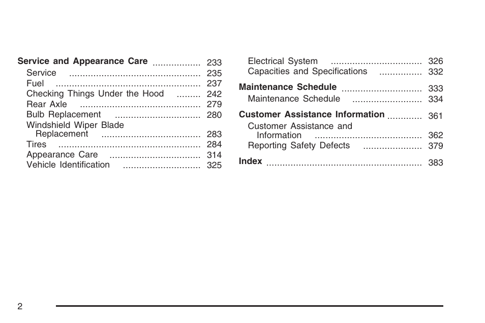 Pontiac 2007 Solstice User Manual | Page 2 / 396