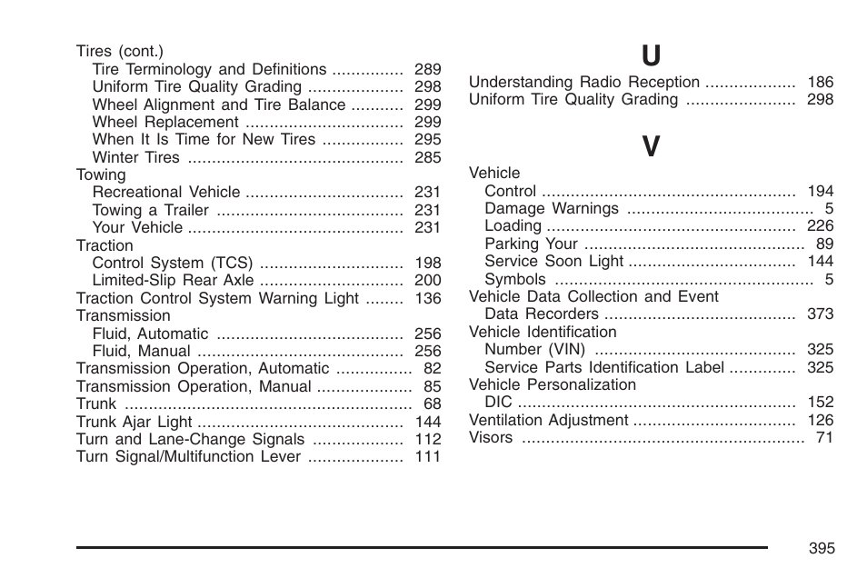 Pontiac 2007 Solstice User Manual | Page 395 / 396