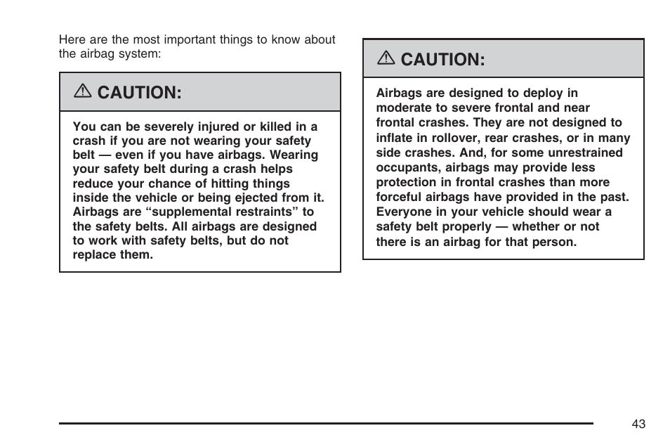 Pontiac 2007 Solstice User Manual | Page 43 / 396
