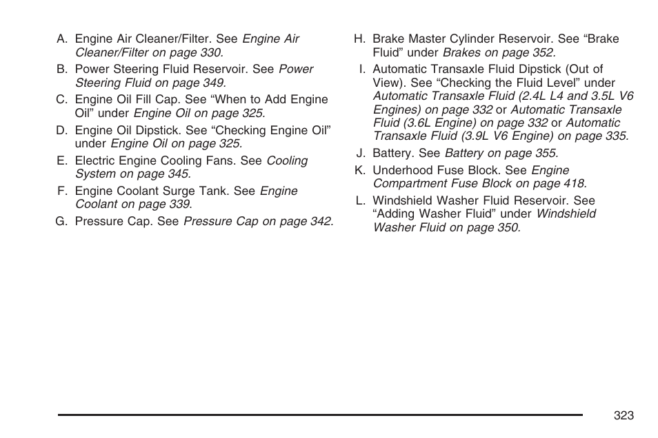 Pontiac 2007 G6 User Manual | Page 323 / 486