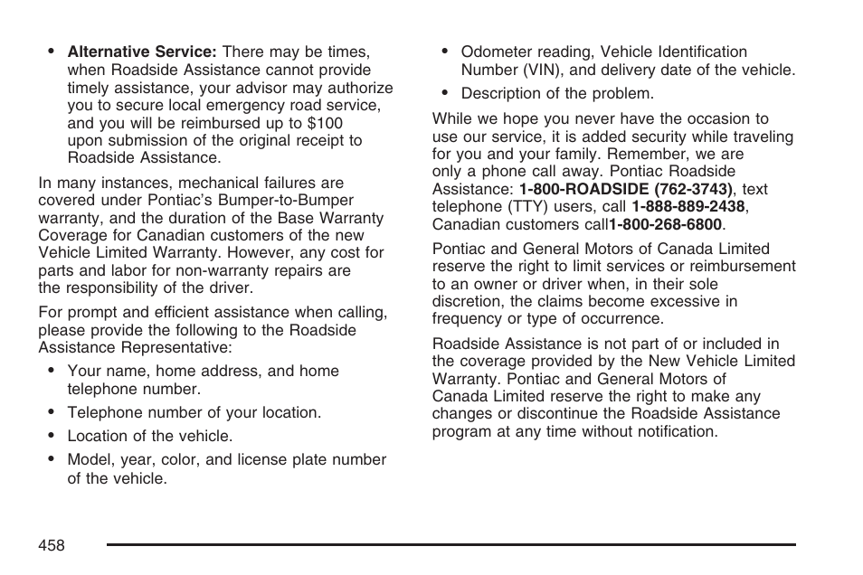 Pontiac 2007 G6 User Manual | Page 458 / 486