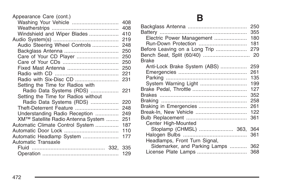 Pontiac 2007 G6 User Manual | Page 472 / 486