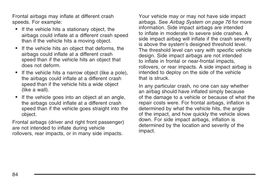 Pontiac 2007 G6 User Manual | Page 84 / 486