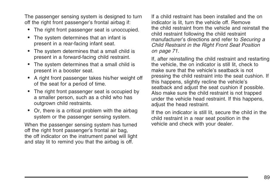 Pontiac 2007 G6 User Manual | Page 89 / 486
