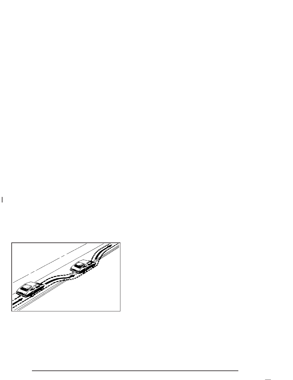 Off-road recovery, Passing, Off-road recovery -14 passing -14 | Pontiac 2005 Vibe User Manual | Page 190 / 374