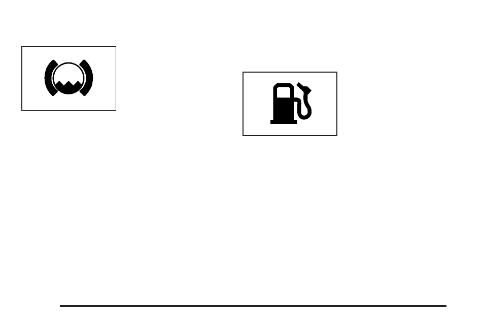 Low brake fluid, Low fuel | Pontiac 2005 Grand Prix User Manual | Page 184 / 444