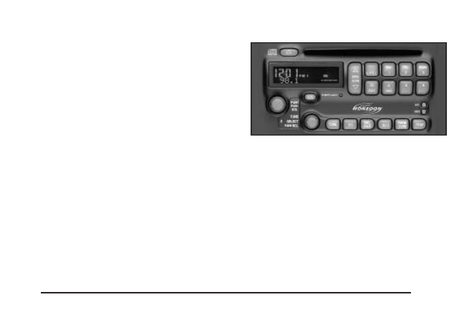 Setting the time, Radio with cd (base level) | Pontiac 2005 Grand Prix User Manual | Page 199 / 444
