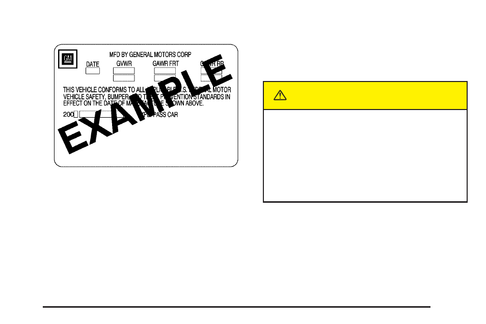 Caution | Pontiac 2005 Grand Prix User Manual | Page 279 / 444