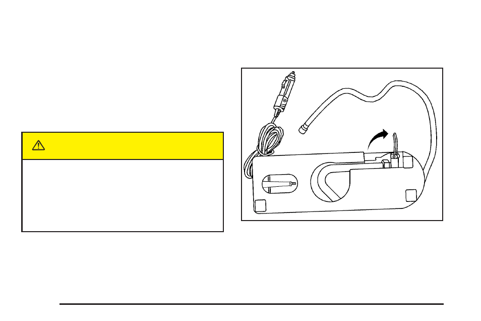 Caution, Removal and installation of the sealant canister | Pontiac 2005 Grand Prix User Manual | Page 370 / 444