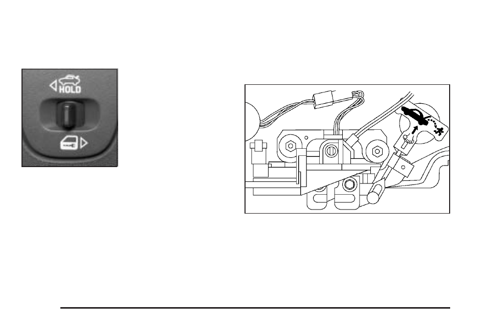 Remote trunk release, Emergency trunk release handle | Pontiac 2005 Grand Prix User Manual | Page 78 / 444