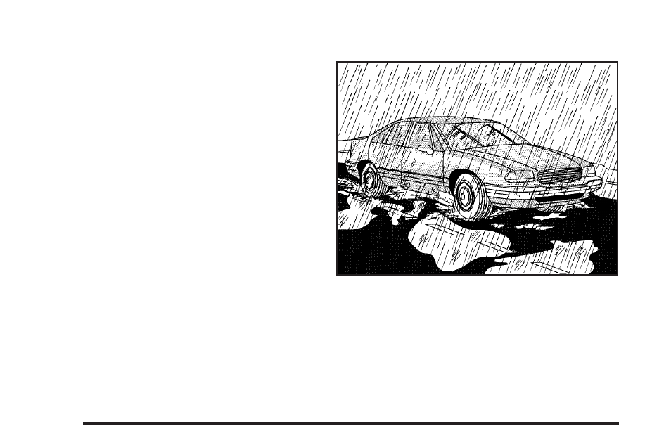 Driving in rain and on wet roads, Driving in rain and on wet roads -16 | Pontiac 2005 Bonneville User Manual | Page 232 / 438