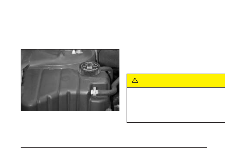 Caution, Checking coolant | Pontiac 2005 Bonneville User Manual | Page 295 / 438