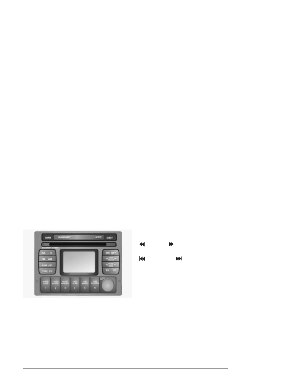 Radio with six-disc cd, Radio with six-disc cd -43 | Pontiac 2004 GTO User Manual | Page 141 / 326