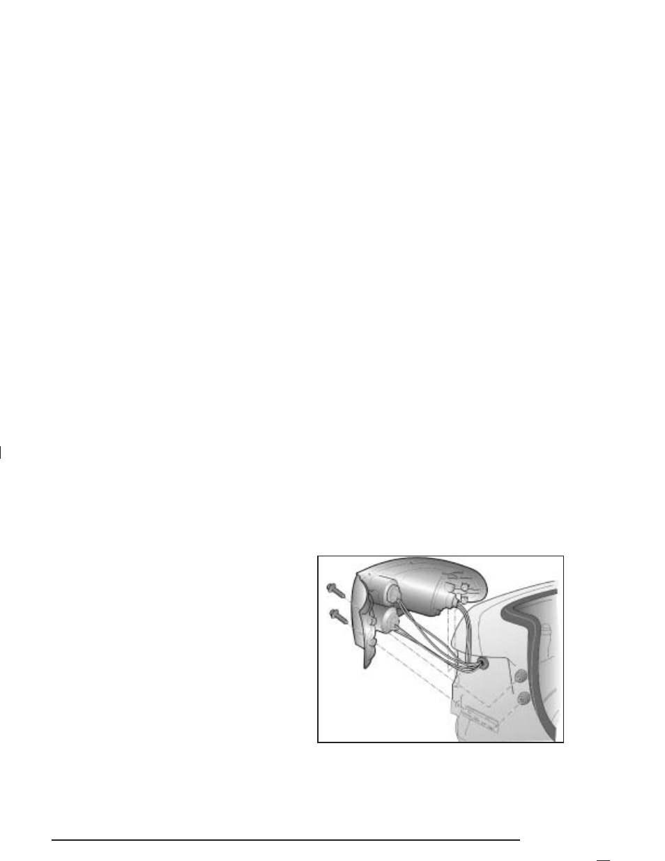Front turn signal and parking lamps, Rear turn signal, stoplamps and back-up lamps, Back-up lamps -49 | Pontiac 2004 GTO User Manual | Page 239 / 326
