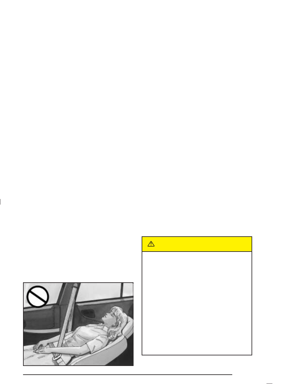 Reclining seatbacks, Reclining seatbacks -3, Caution | Pontiac 2004 GTO User Manual | Page 9 / 326