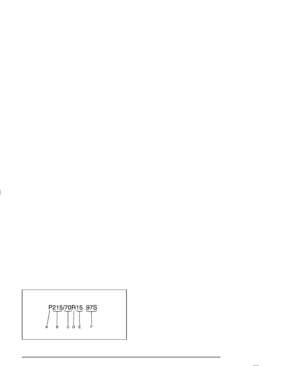 Tire size | Pontiac 2004 Grand Am User Manual | Page 281 / 364