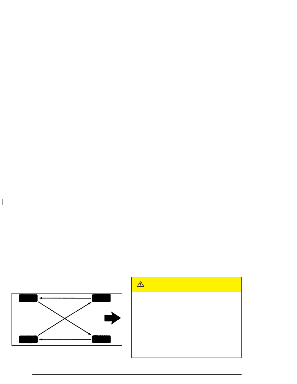 Tire inspection and rotation, Tire inspection and rotation -60, Caution | Pontiac 2004 Grand Am User Manual | Page 286 / 364