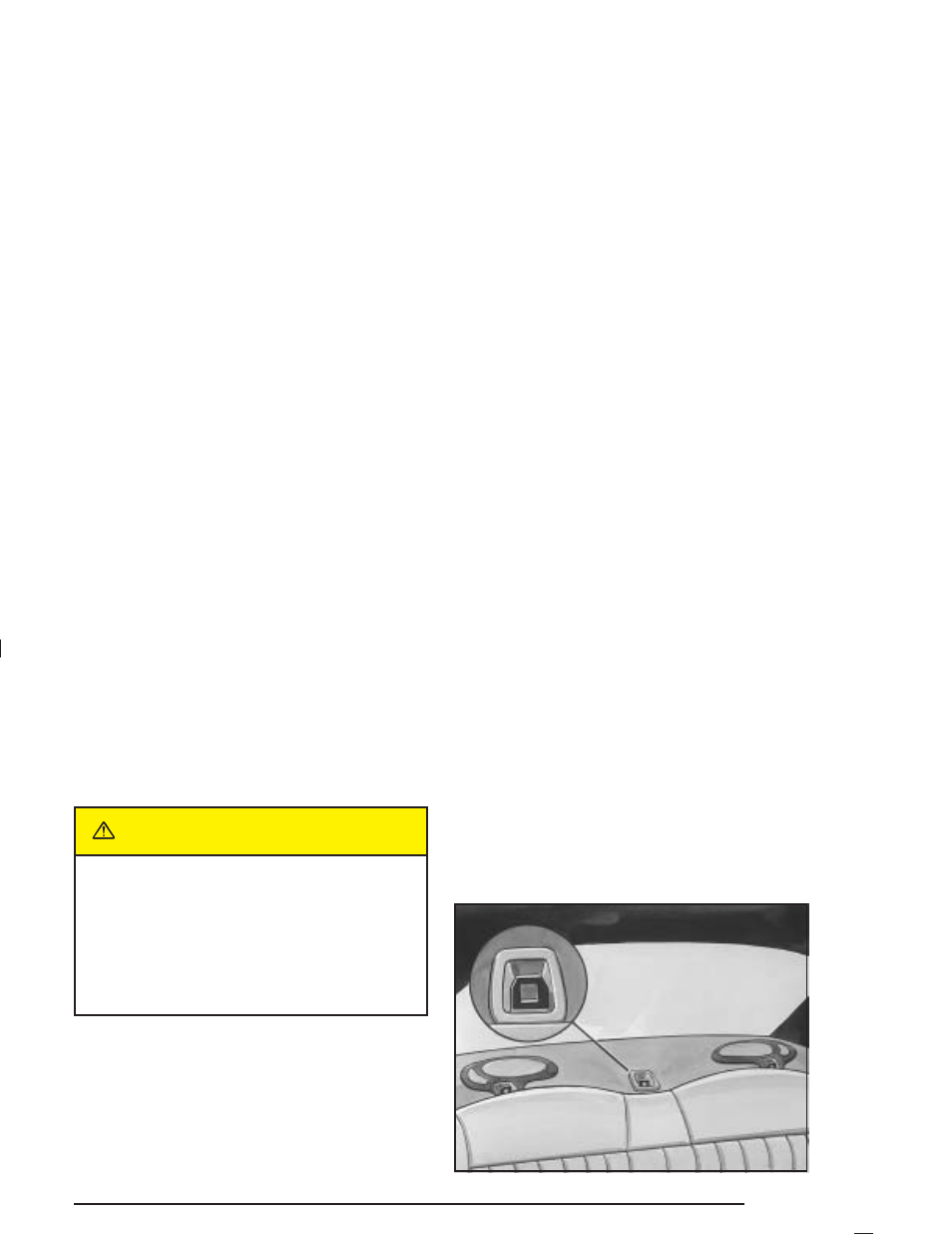 Top strap anchor location, Top strap anchor location -43, Caution | Pontiac 2004 Grand Am User Manual | Page 49 / 364